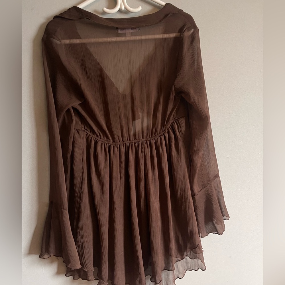 Urban Outfitters Kiki Tie-front mini dress - Picture 5 of 14